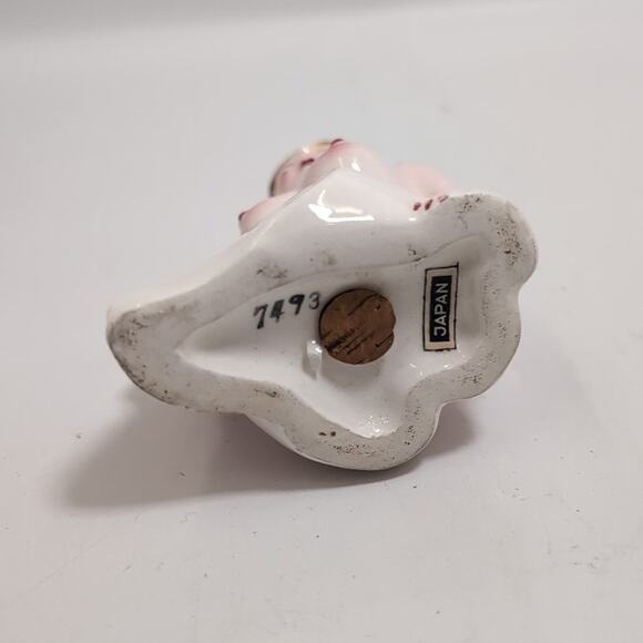 Vintage Salt And Pepper Shakers 2 Piece Nude Woman With Sun Hat, Includes Cork - Picture 6 of 7